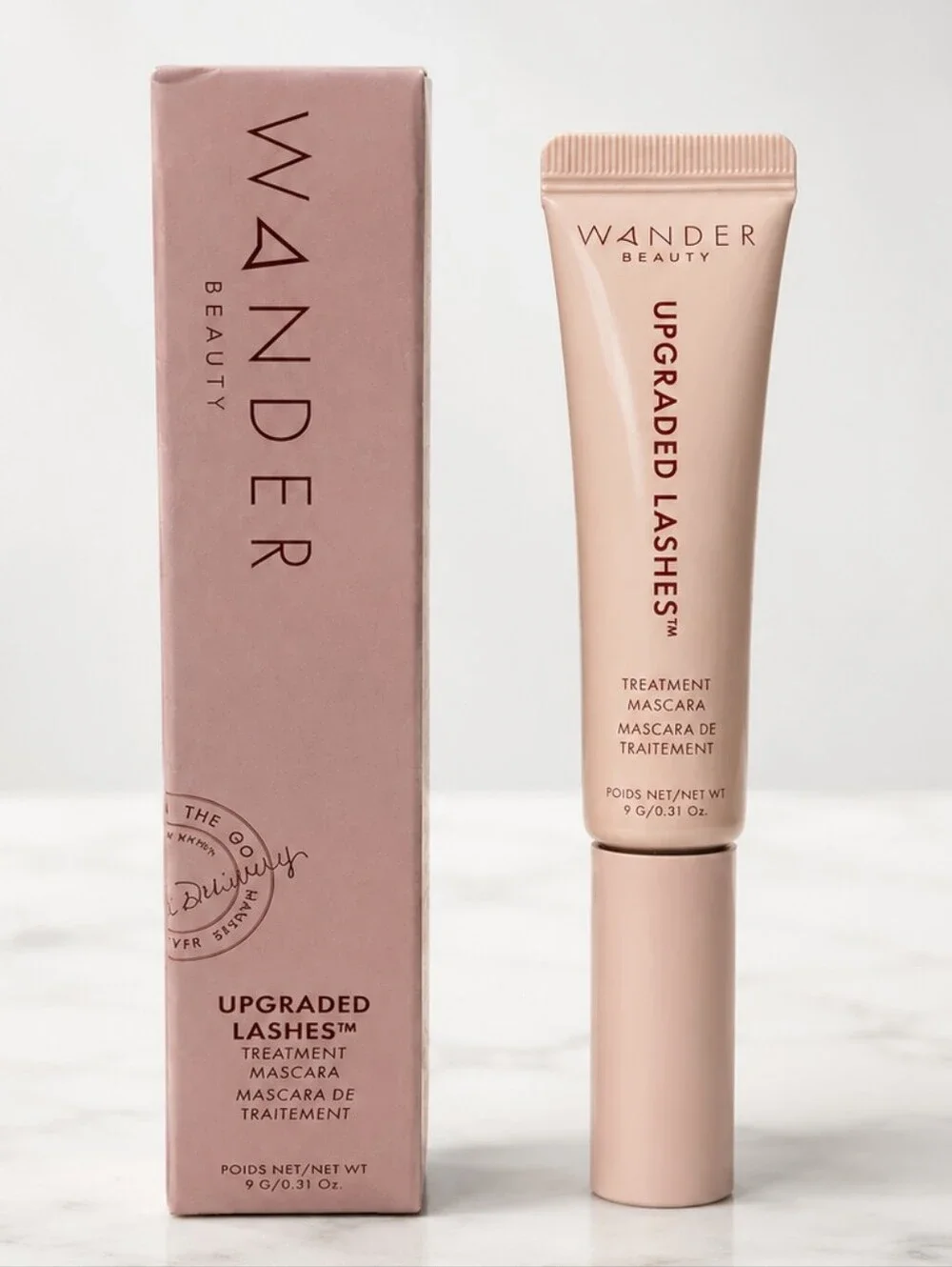 Wander Beauty Upgraded Lashes Treatment Mascara Jet Black NIB 0.31 oz